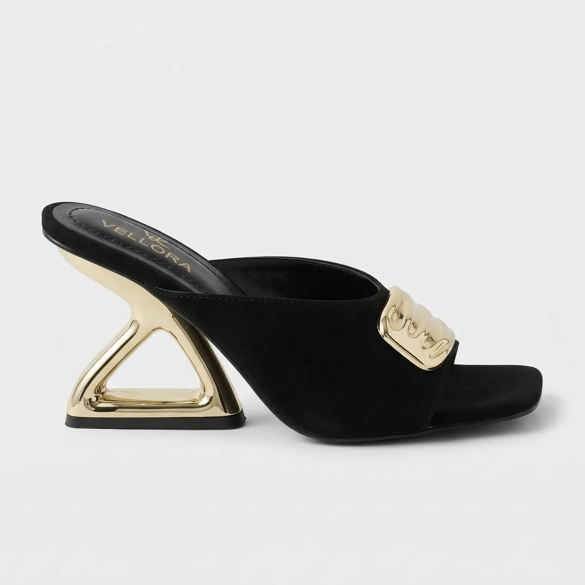 Tamanco Broche Orgânico Salto Vazado