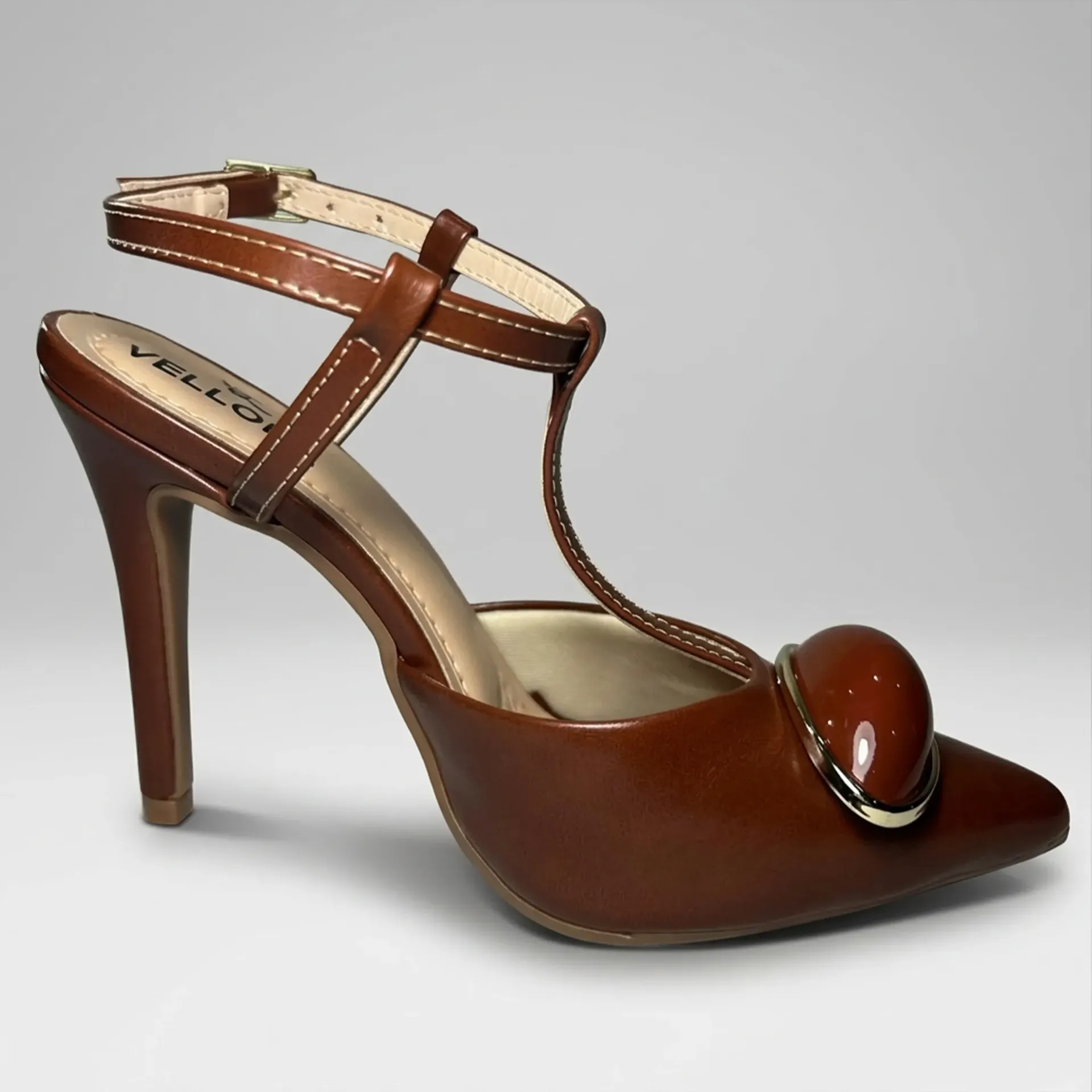 Scarpin Broche Oval (36)